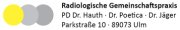 Radiologische Gemeinschaftspraxis PD Dr. E. Hauth, Dr. C. Poetica - Logo